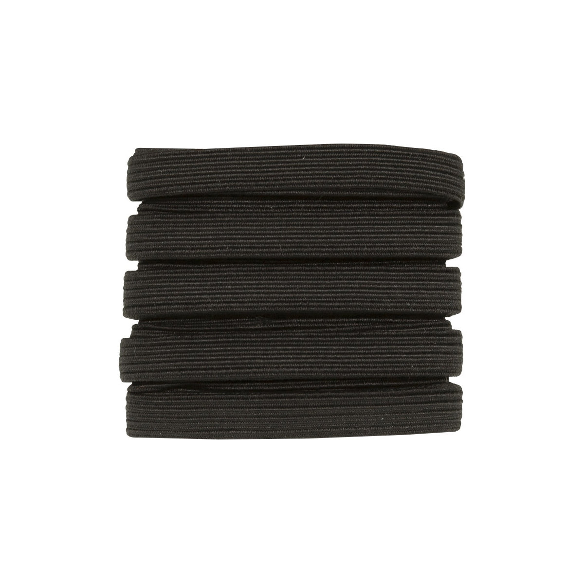 Super-Elastik-Gummiband 8mm schwarz – extra dehnbares, weiches Elastikband für Bekleidung.